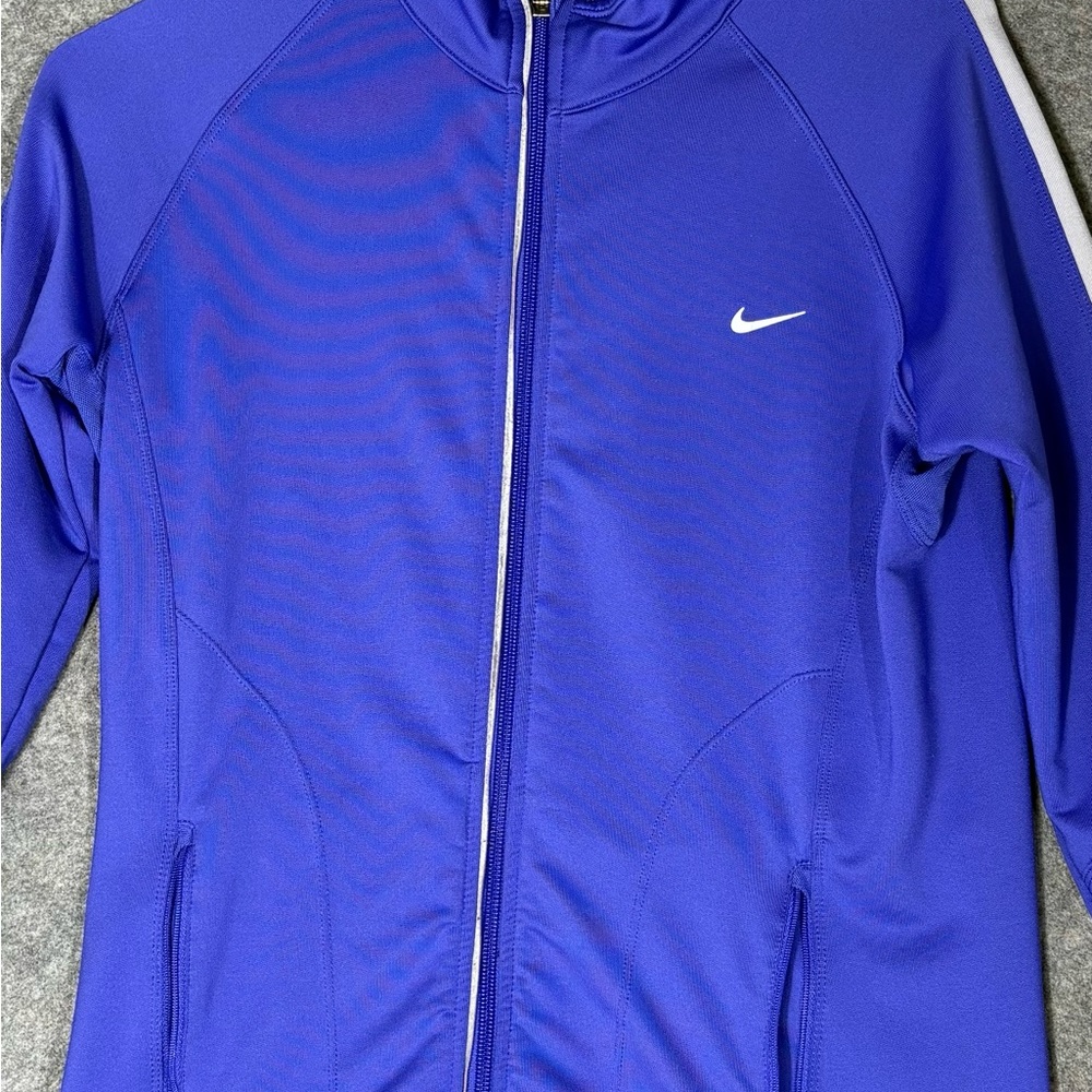 Nike Blue Track Jacket Women’s Size‎ Medium